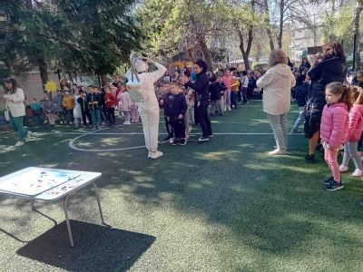 Традиционна седмица на космонавтиката - "Детска планета" - състезателни игри - ДГ Космонавт - Шумен